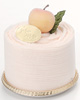 スキンケアタオルマフラーで出来たケーキ：クリーミームース（コラーゲン加工）